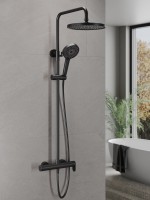 Душевая стойка Agger Sweet A2791244 черный матовый