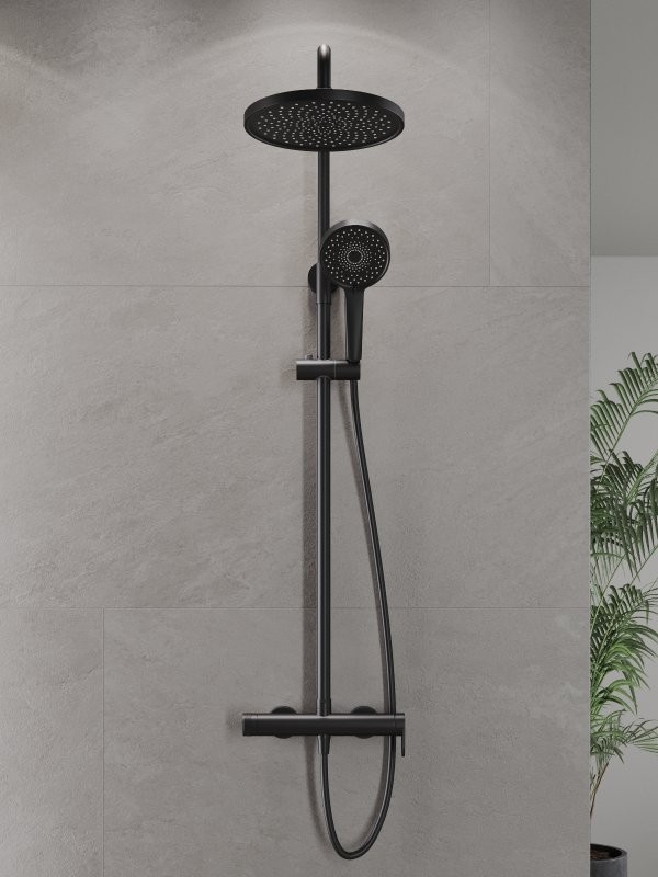 Душевая стойка Agger Sweet A2791244 черный матовый