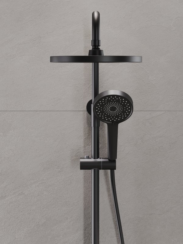 Душевая стойка Agger Sweet A2791244 черный матовый