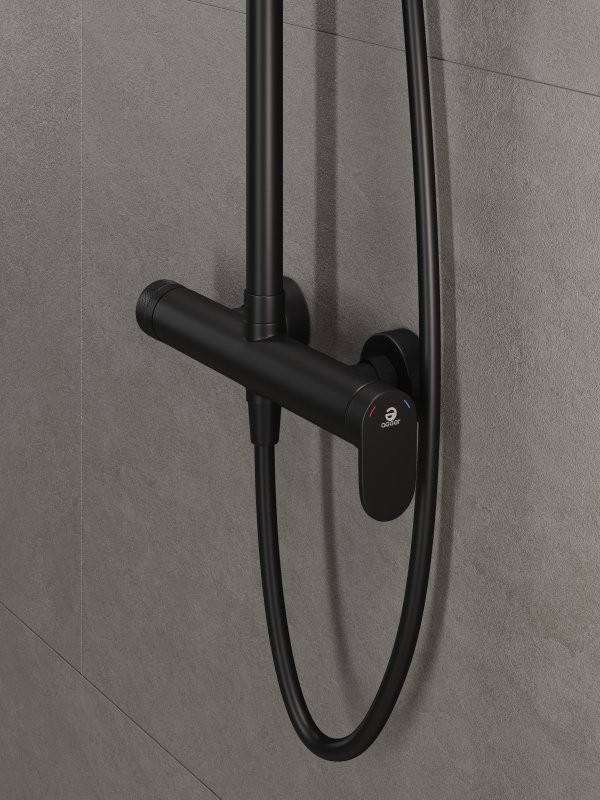 Душевая стойка Agger Sweet A2791244 черный матовый
