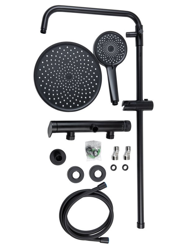 Душевая стойка Agger Sweet A2791244 черный матовый