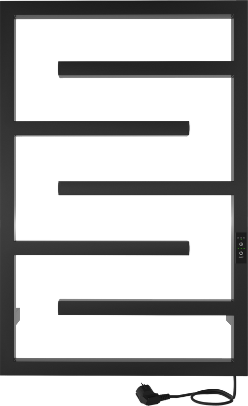 Полотенцесушитель электрический Indigo Delos DGD80-50BRRt черный муар