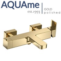 Смеситель для ванны AQUAme Savona золотой полированный AQM6812GG Смеситель для ванны AQUAme Savona золотой полированный AQM6812GG