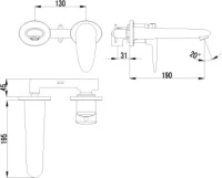 Смеситель для раковины Lemark Status LM4426C С ВНУТРЕННЕЙ ЧАСТЬЮ Смеситель для раковины Lemark Status LM4426C С ВНУТРЕННЕЙ ЧАСТЬЮ