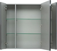 Зеркало-шкаф Aquanet Алвита 100 серый антрацит