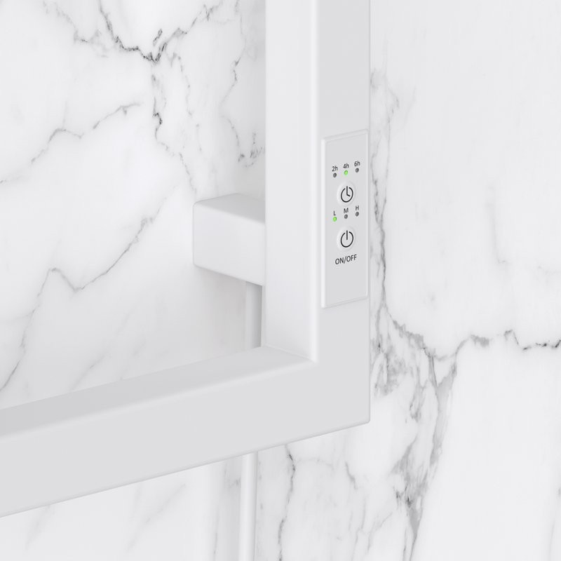 Полотенцесушитель электрический Сунержа Этюд E 30-0845-6030 105x35 см, подключение справа, матовый белый