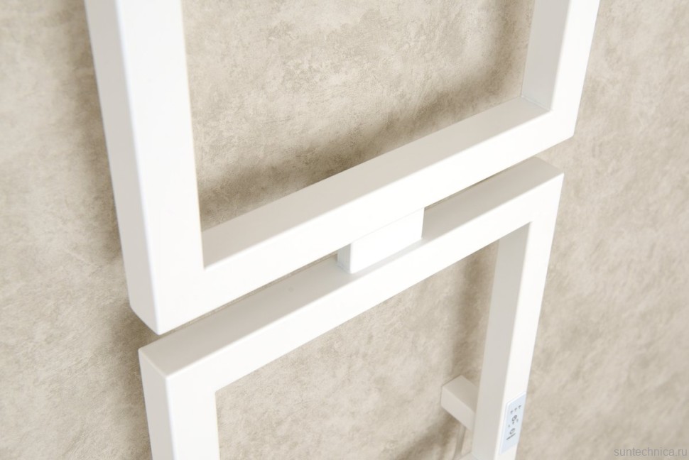 Полотенцесушитель электрический Сунержа Этюд E 30-0845-6030 105x35 см, подключение справа, матовый белый