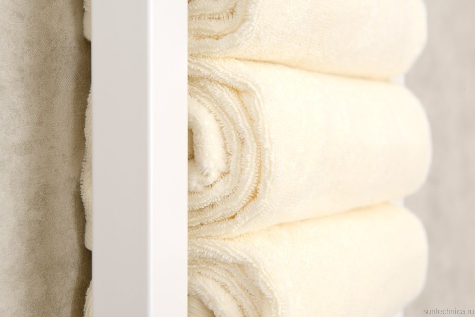 Полотенцесушитель электрический Сунержа Этюд E 30-0845-6030 105x35 см, подключение справа, матовый белый