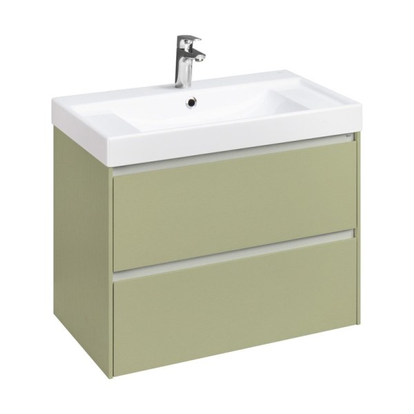 Тумба под раковину без столешницы Roca Ona Olive 80 оливковая матовая