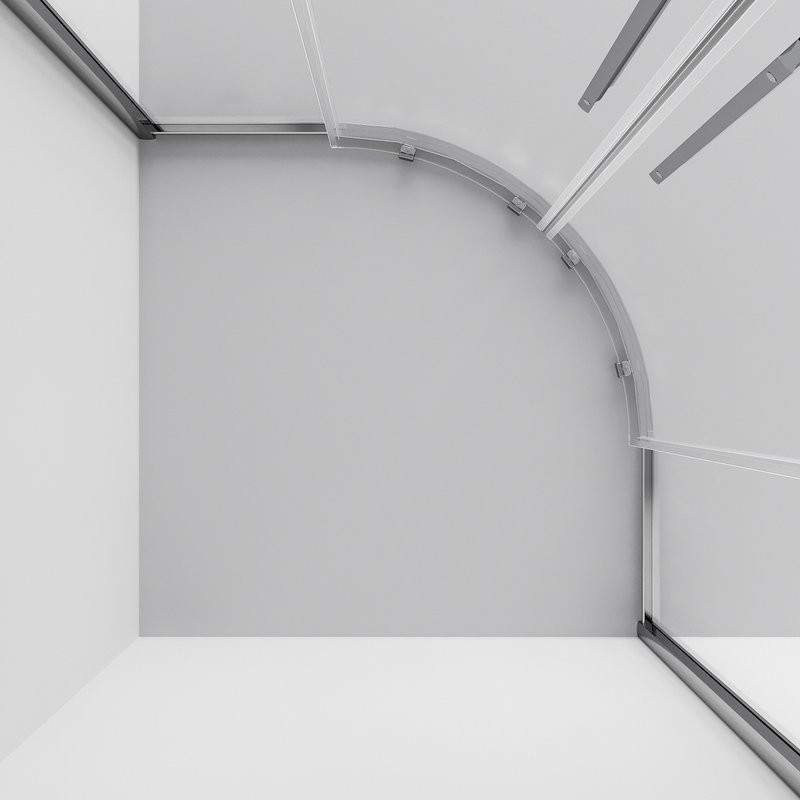 Душевой уголок Niagara Nova NG-6626-34 90x90, профиль хром, стекло прозрачное