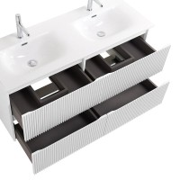 Мебель для ванной комнаты BelBagno Uno 120 подвесная, 4 ящика, bianco opaco