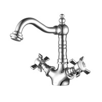 Смеситель для раковины Caprigo Bristol 21-526-crm с донным клапаном, хром Смеситель для раковины Caprigo Bristol 21-526-crm с донным клапаном, хром