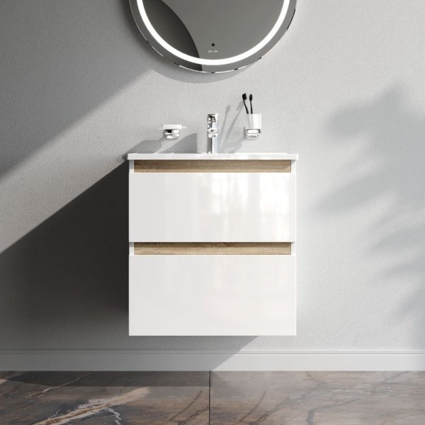 Тумба с раковиной AM.PM X-Joy 60 подвесная, белый глянец