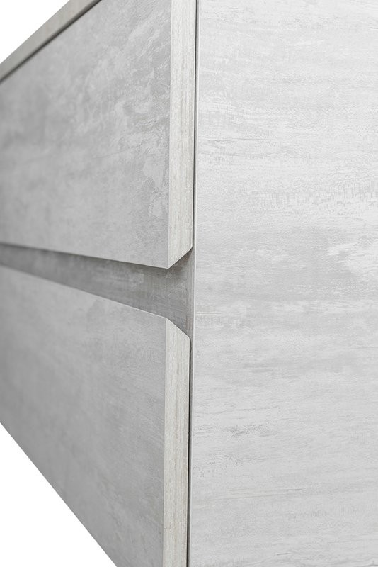 Тумба с раковиной Cezares Molveno 46 100 legno bianco, со столешницей marmo crema opaco