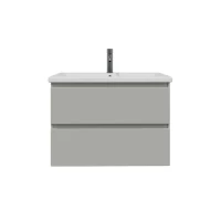 Тумба под раковину без столешницы SanStar Riana 70 подвесная, grey