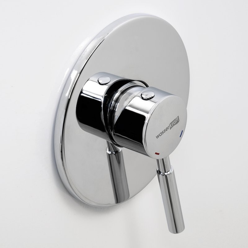 Встраиваемый смеситель для душа и ванны Wasserkraft Main 4151 С ВНУТРЕННЕЙ ЧАСТЬЮ, хром