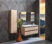 Шкаф пенал для ванной Armadi Art Capolda light wood