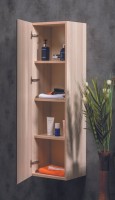 Шкаф пенал для ванной Armadi Art Capolda light wood
