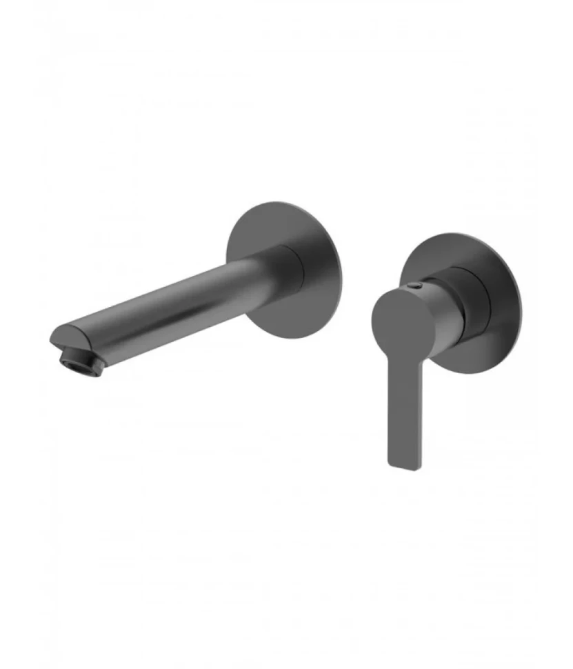 Смеситель для раковины Agger Easy A3172255 С ВНУТРЕННЕЙ ЧАСТЬЮ, оружейная сталь матовая