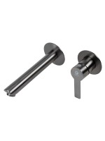 Смеситель для раковины Agger Easy A3172255 С ВНУТРЕННЕЙ ЧАСТЬЮ, оружейная сталь матовая