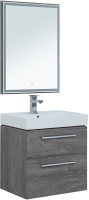 Мебель для ванной комнаты Aquanet Nova 60 2 ящика, дуб рошелье