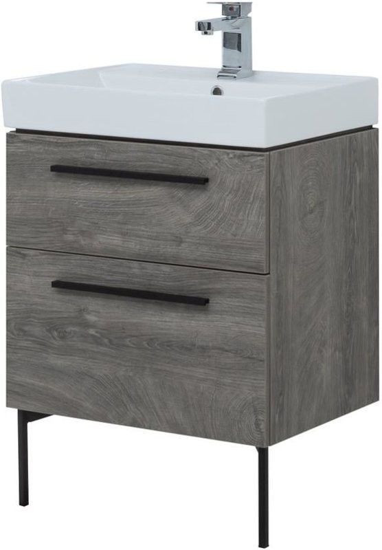 Мебель для ванной комнаты Aquanet Nova 60 2 ящика, дуб рошелье