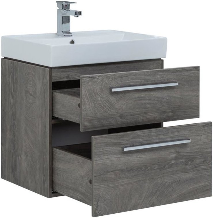 Мебель для ванной комнаты Aquanet Nova 60 2 ящика, дуб рошелье