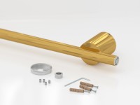 Полотенцесушитель электрический Сунержа Идиллия Master 500 5x60 см, скрытое подключение, золото, I-образный