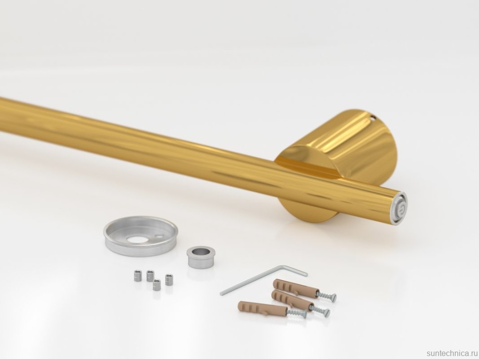 Полотенцесушитель электрический Сунержа Идиллия Master 500 5x60 см, скрытое подключение, золото, I-образный