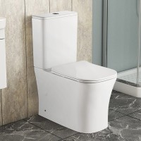 Унитаз-компакт напольный AZARIO Anteo SQUARE AZ-1218A глянцевый белый