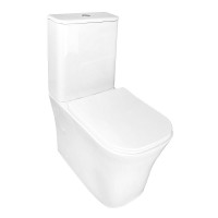 Унитаз-компакт напольный AZARIO Anteo SQUARE AZ-1218A глянцевый белый