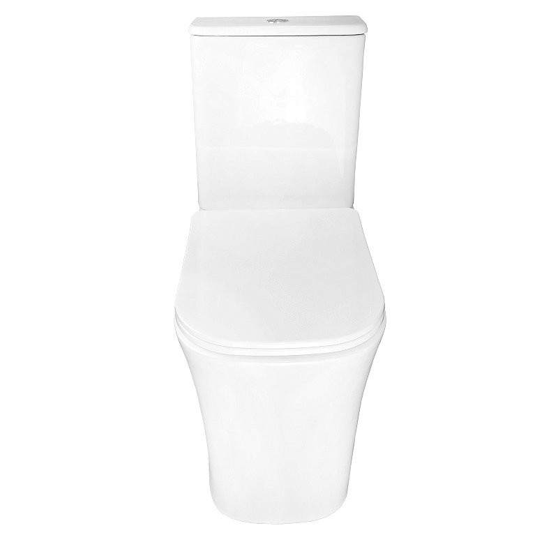 Унитаз-компакт напольный AZARIO Anteo SQUARE AZ-1218A глянцевый белый