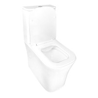 Унитаз-компакт напольный AZARIO Anteo SQUARE AZ-1218A глянцевый белый