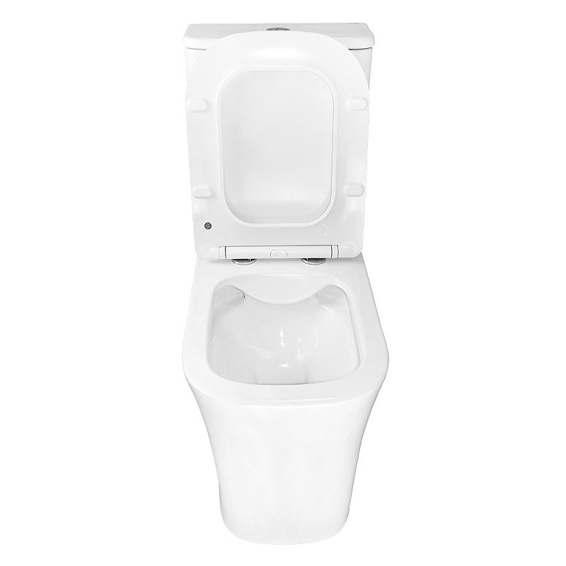 Унитаз-компакт напольный AZARIO Anteo SQUARE AZ-1218A глянцевый белый