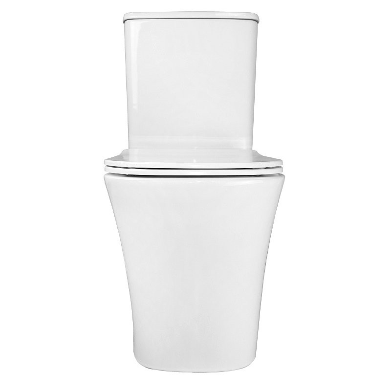 Унитаз-компакт напольный AZARIO Anteo SQUARE AZ-1218A глянцевый белый