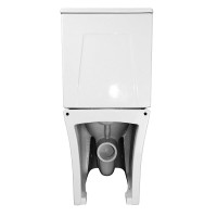 Унитаз-компакт напольный AZARIO Anteo SQUARE AZ-1218A глянцевый белый