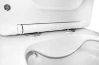 Унитаз-компакт напольный AZARIO Anteo SQUARE AZ-1218A глянцевый белый