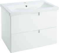 Тумба с раковиной Bellezza Пегас 70 подвесная, белая