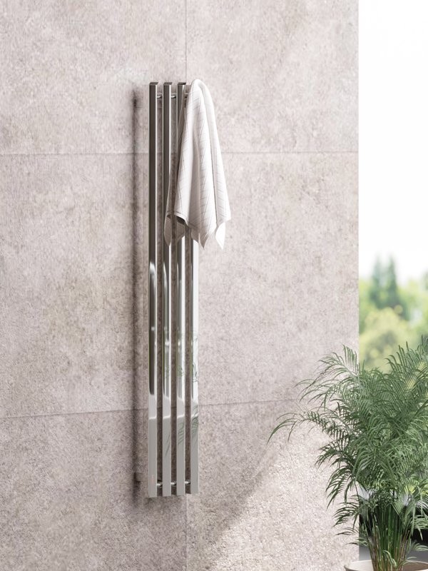 Полотенцесушитель электрический Сунержа Сатерленд 4.0 00-0854-1215 120x20 см, подключение слева, скрытое подключение слева, без покрытия, I-образный