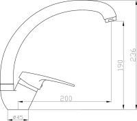 Смеситель для кухни Agger Exact A2100200