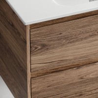 Мебель для ванной комнаты Sancos Libra Floor 80 дуб чарльстон, белая раковина CN7005