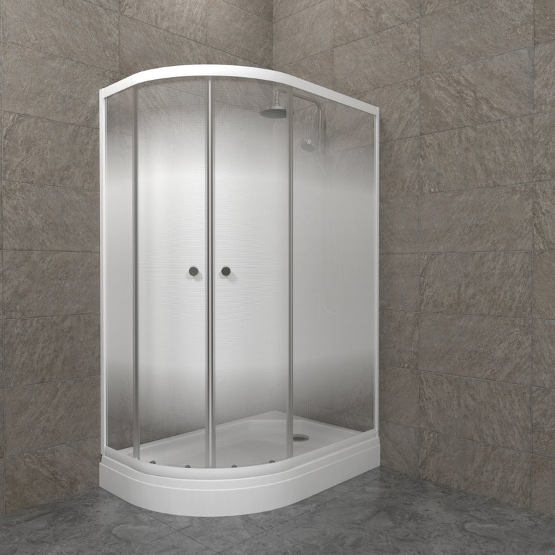 Душевой уголок Triton Коралл Лайт А правый 120х80 см