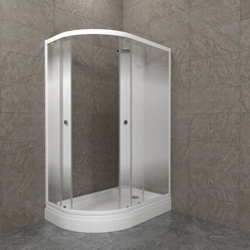 Душевой уголок Triton Коралл Лайт А правый 120х80 см