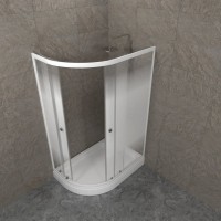 Душевой уголок Triton Коралл Лайт А правый 120х80 см