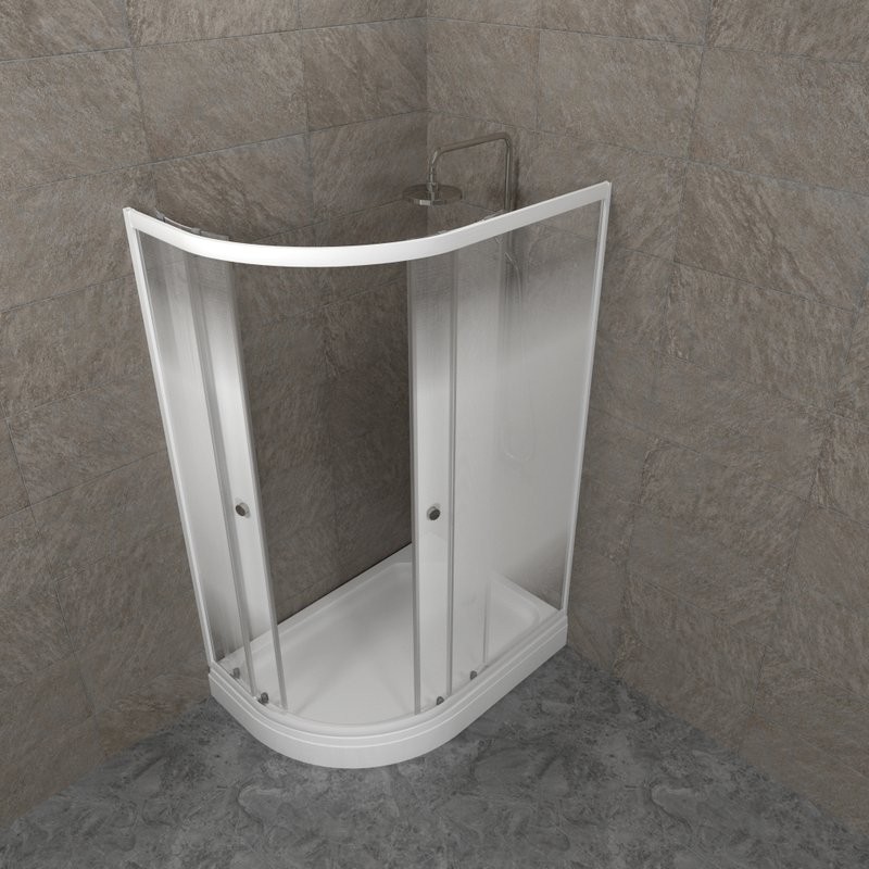 Душевой уголок Triton Коралл Лайт А правый 120х80 см