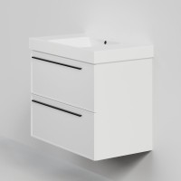 Тумба с раковиной La Fenice Elba Twin 80 подвесная, bianca, раковина Cubo 80