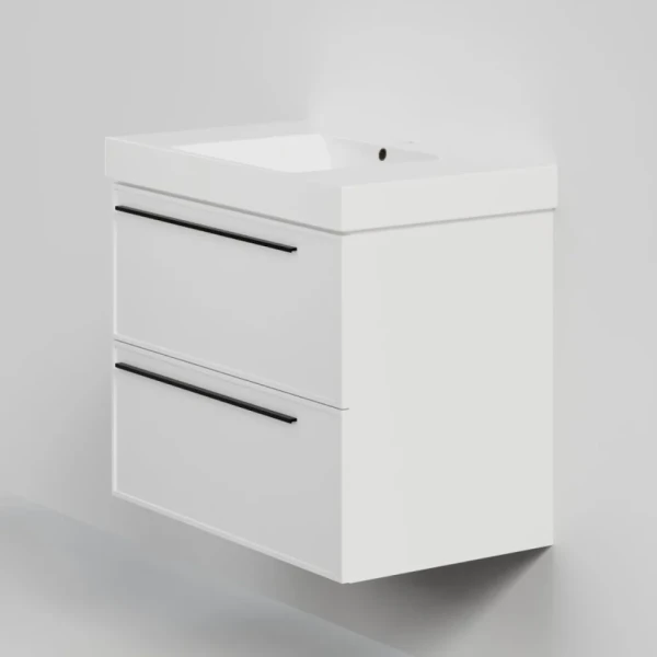 Тумба с раковиной La Fenice Elba Twin 80 подвесная, bianca, раковина Cubo 80