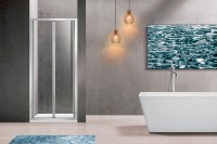 Душевая дверь в нишу Vincea Garda VDB-1G900CL 90 см, профиль хром, стекло прозрачное
