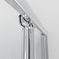 Душевая дверь в нишу Vincea Garda VDB-1G900CL 90 см, профиль хром, стекло прозрачное