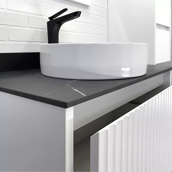 Мебель для ванной комнаты Comforty Марсель 75 подвесная, матовая белая